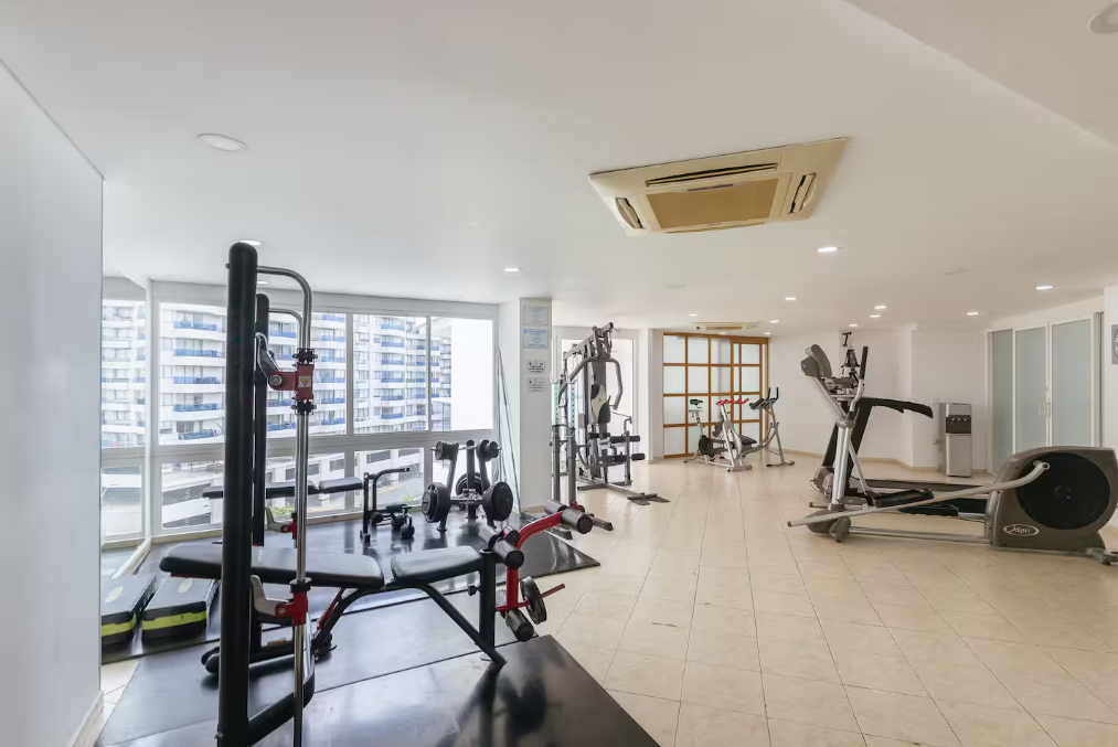Gimnasio totalmente equipado