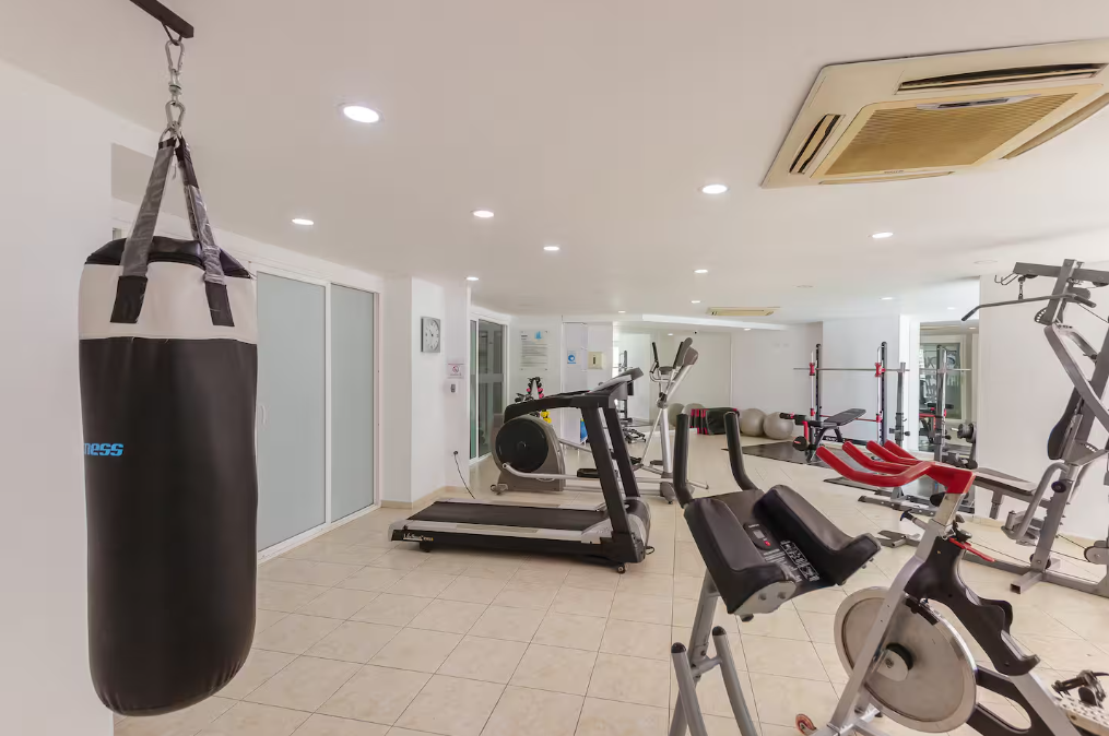 Área de cardio del gimnasio